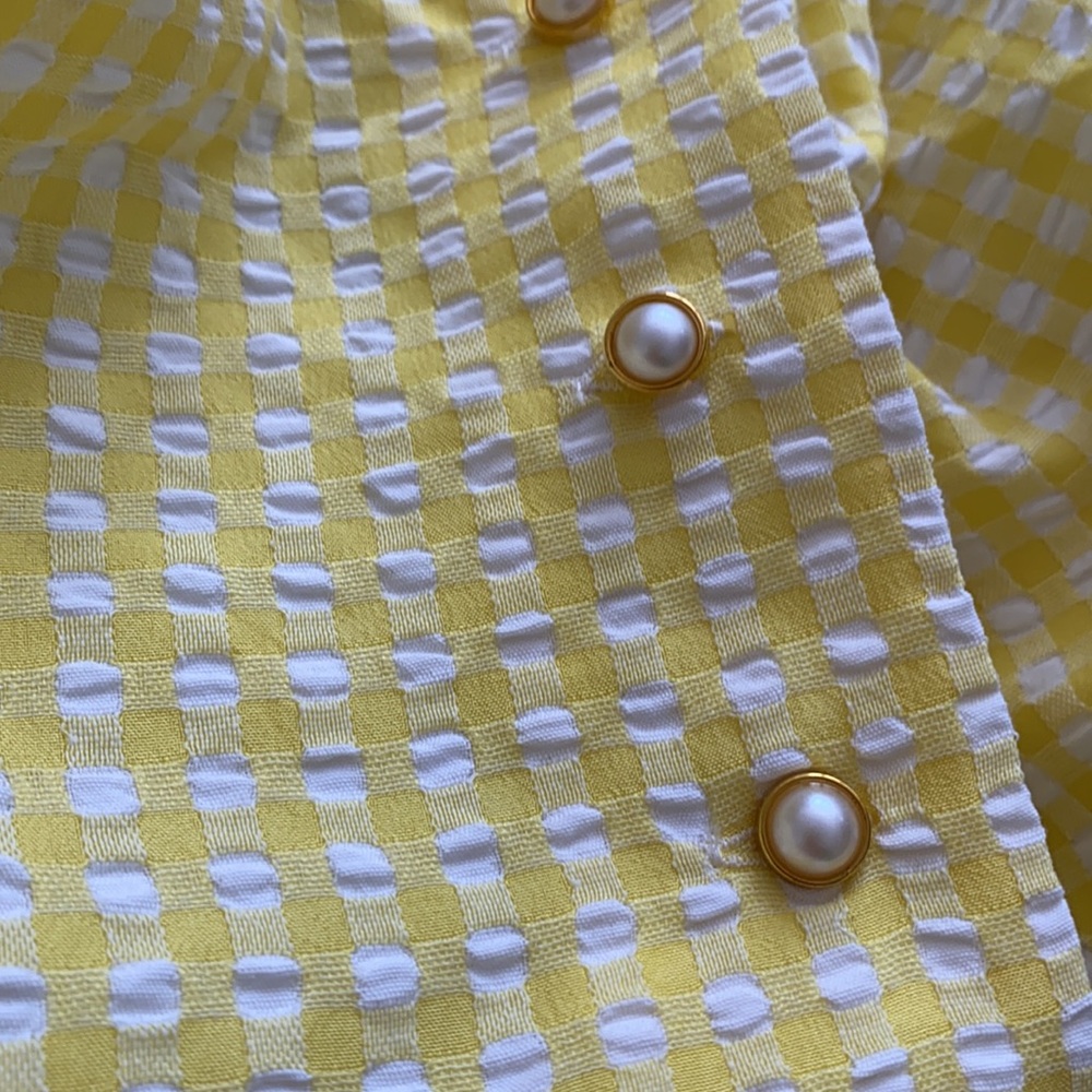 NWT Song of Style Celia yellow gingham maxi dress - Picture 13 of 13